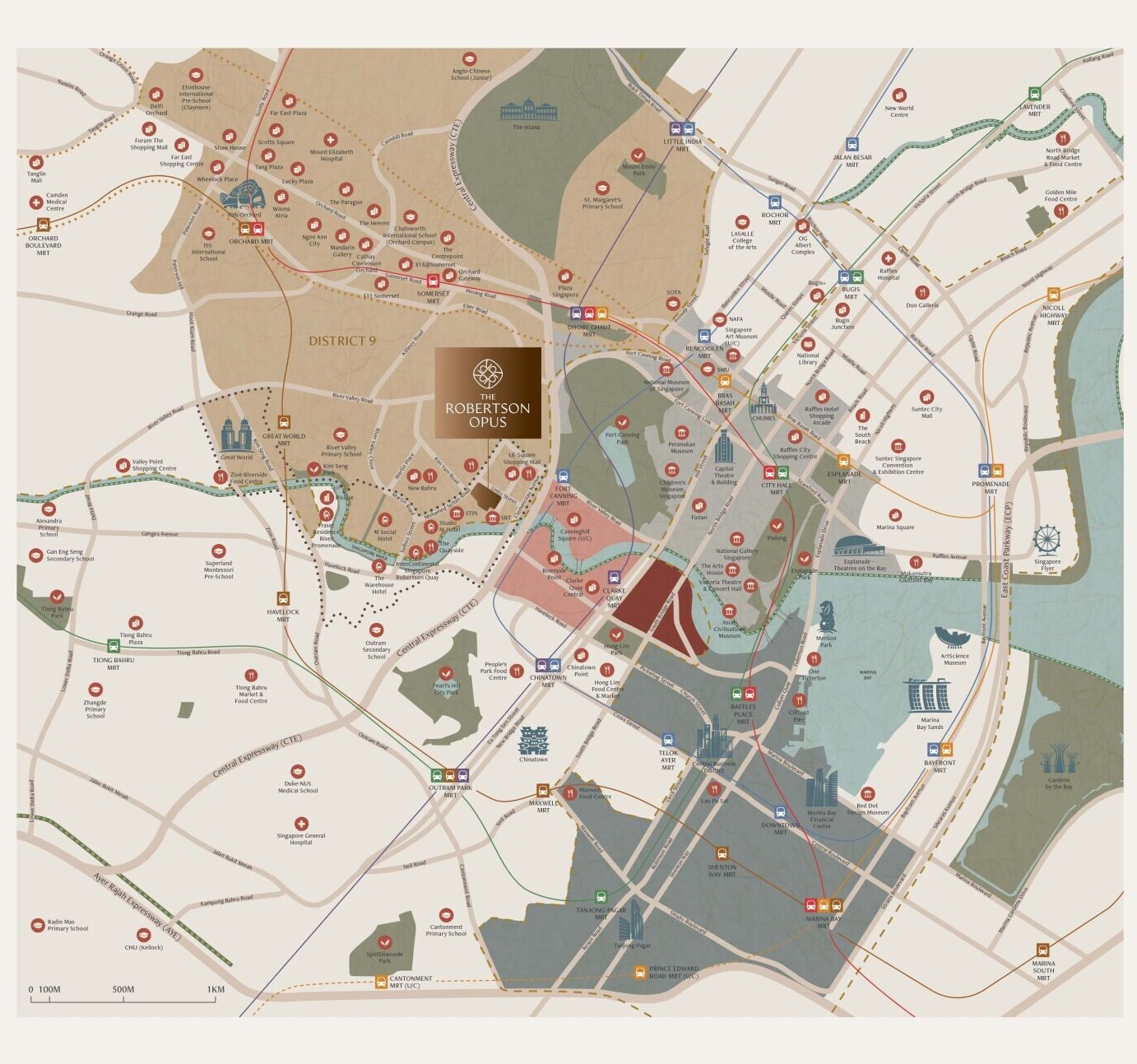 The Robertson Opus - Location Map